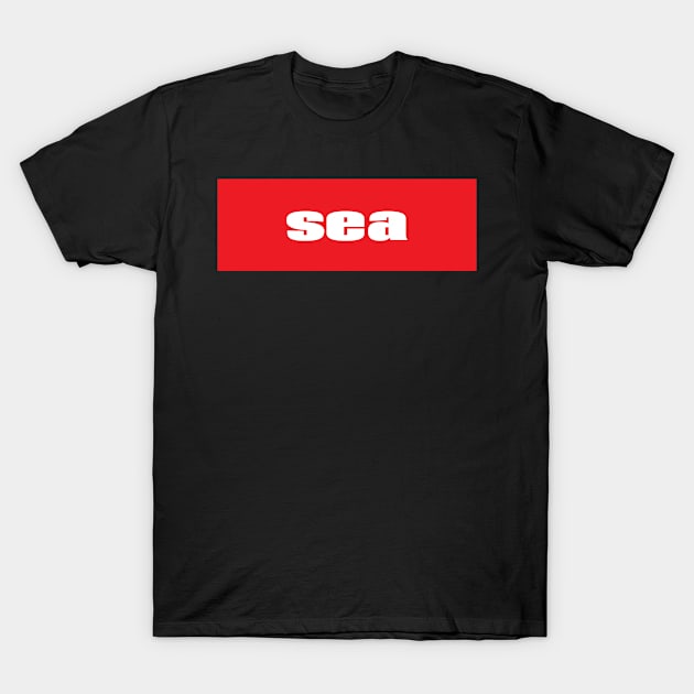Sea T-Shirt by ProjectX23Red